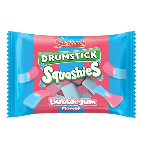 Squashies Bubblegum Fruchtgummis Kaugummi-Geschmack - 45g - 8er-Packung von Squashies