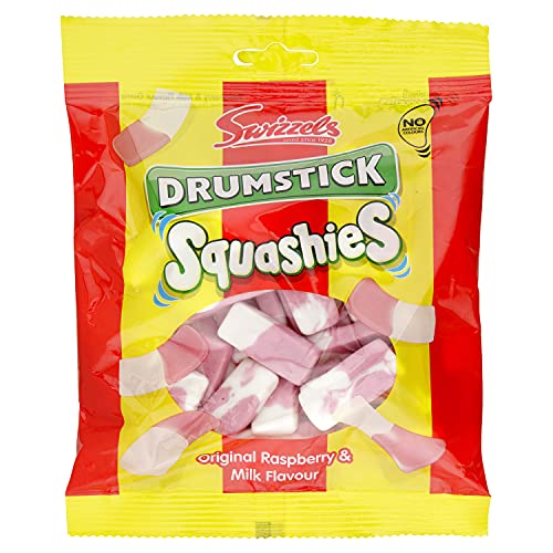 Squashies DrumStix Fruchtgummis Kaubonbons - 160g - 4er-Packung von Squashies