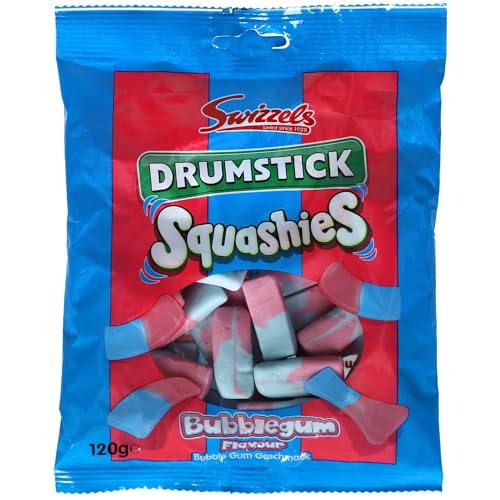 Squashies Drumstick Bubblegum Schaumzuckerware - 145g - 2er-Packung von Squashies
