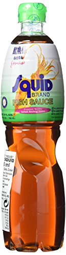 Squid Fischsauce, (77% Sardellenextrakt), 700ml, 3er Pack (3 x 700 ml Packung) von Squid