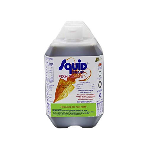 Squid Fischsauce – Thailändische Sauce zum Würzen und Verfeinern – 1 x 4,5 l von Squid