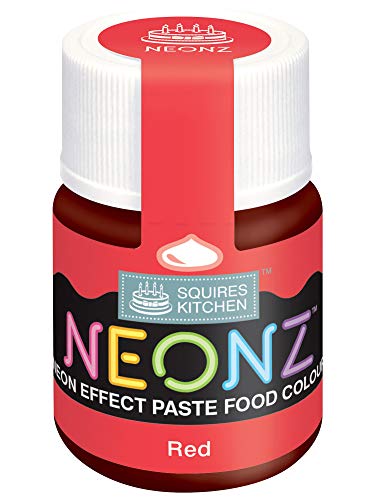 NEONZ Paste Food Colour Red 20g von Squires Kitchen