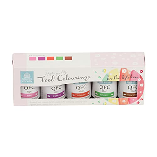 SK Pastenfarben - Set Pink, Lila, Orange, Grün und Braun - KK01A260-02 SK Pastenfarben - Set Pink, Lila, Orange, Grün und Braun - KK01A260-02 von Squires Kitchen