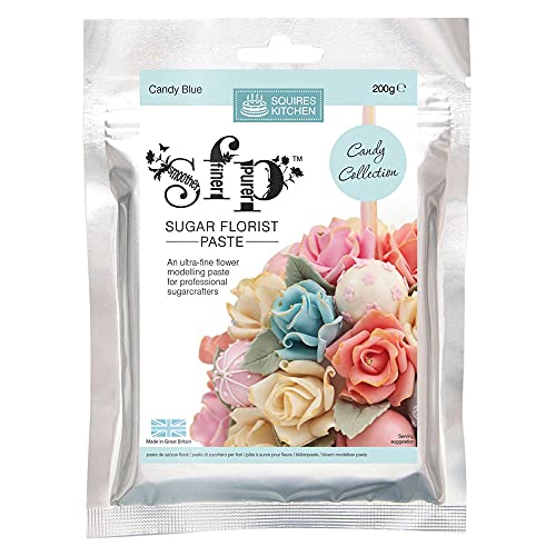 Squires Kitchen 200g Sugar Florist Paste - Candy Blue von Squires Kitchen