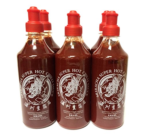 6 x 500ml SRIRACHA Super Hot Chilli Sauce sehr scharf 6 x 500ml SRIRACHA Super Hot Chilli Sauce sehr scharf von Sriracha
