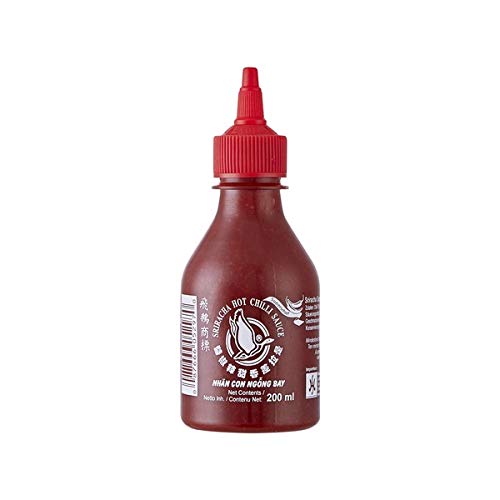 Sriacha extra Scharfe Chilli Soße, 200 ml Thailands Nr. 1, chilisauce, fleisch, hot-soße, extra-scharf von Sriracha