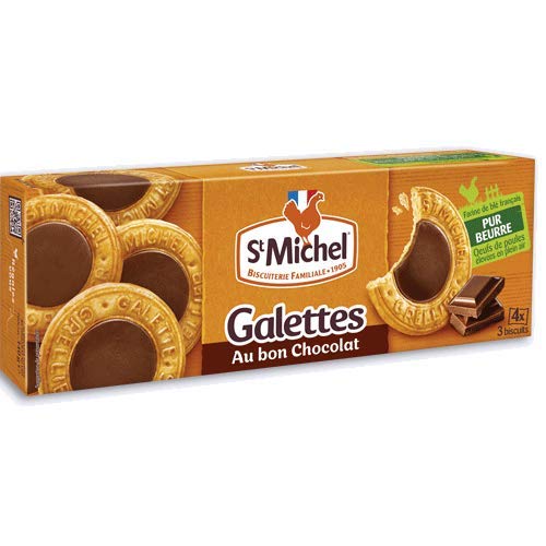 St Michel - Dünne Bretonische Galette Schokolade (Galette au bon chocolat) 120 g von stmichel
