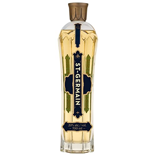 St-Germain französischer Holunderblütenlikör, 20% Vol., 70 cl/700 ml, Elderflower Liqueur, traditionell hergestellt mit handverlesenen Holunderblüten, ohne künstliche Aromen, ideal für Cocktails von St. Germain
