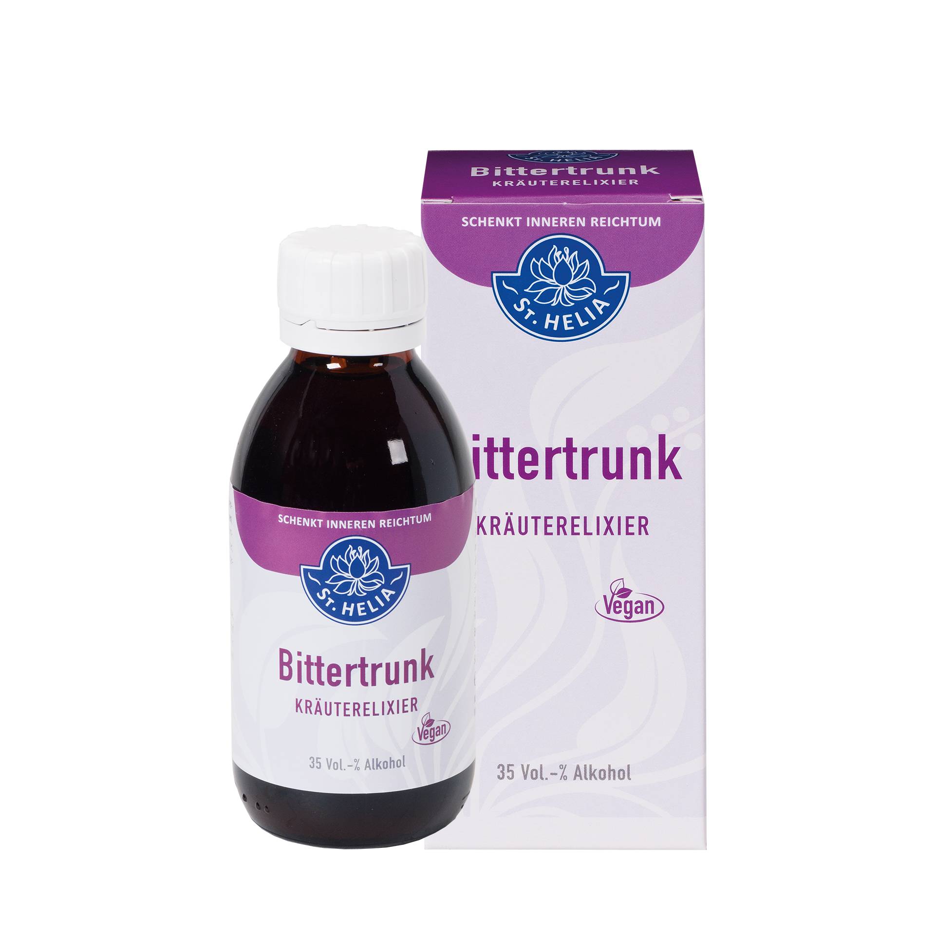 Bittertrunk 150 ml - Hochkonzentrierter Extrakt aus wertvollen Kräutern -  Vegan - St. Helia von St. Helia