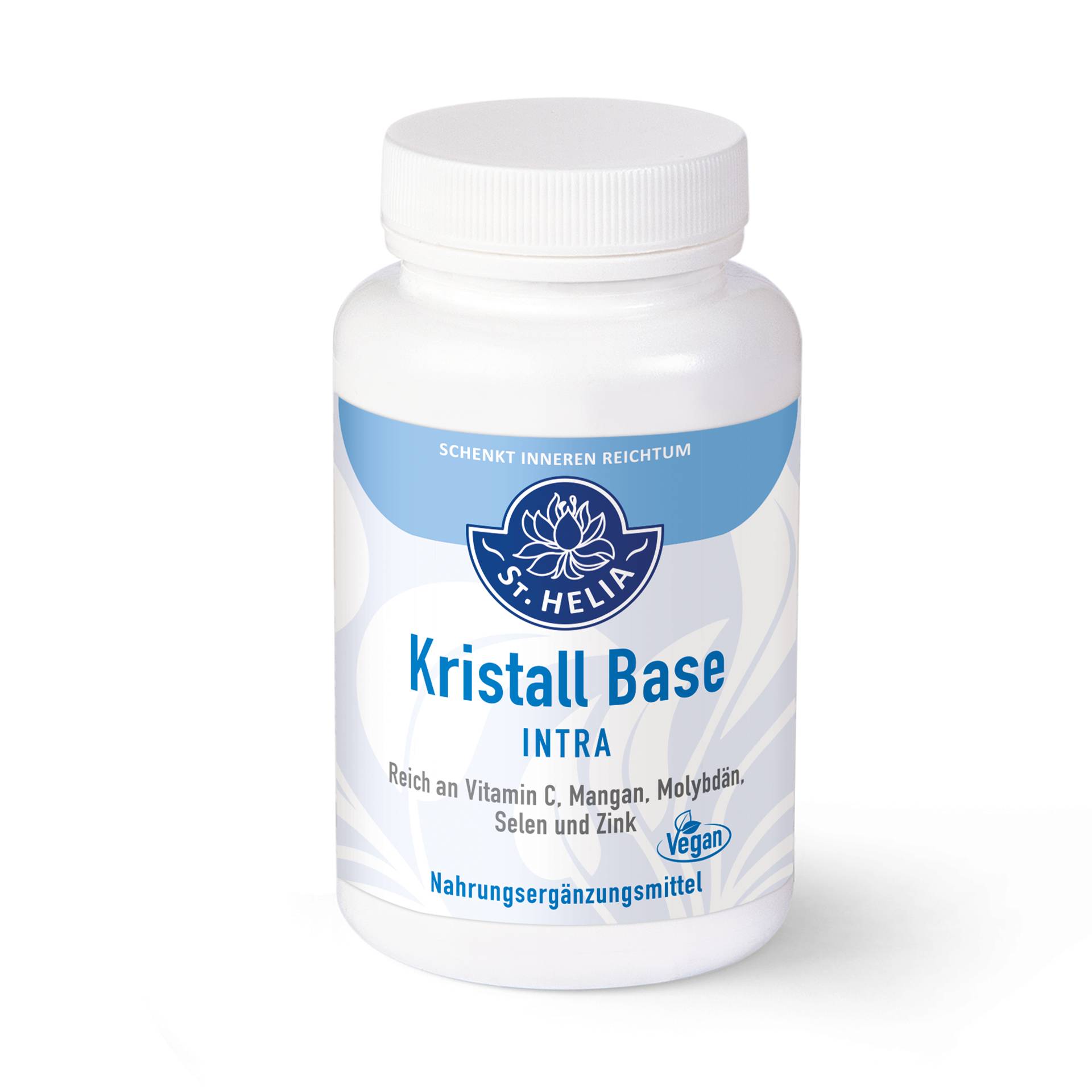 Kristall Base INTRA 150 Kapseln -Für einen ausgewogenen Säure-Basen-Haushalt - Vegan - St. Helia von St. Helia