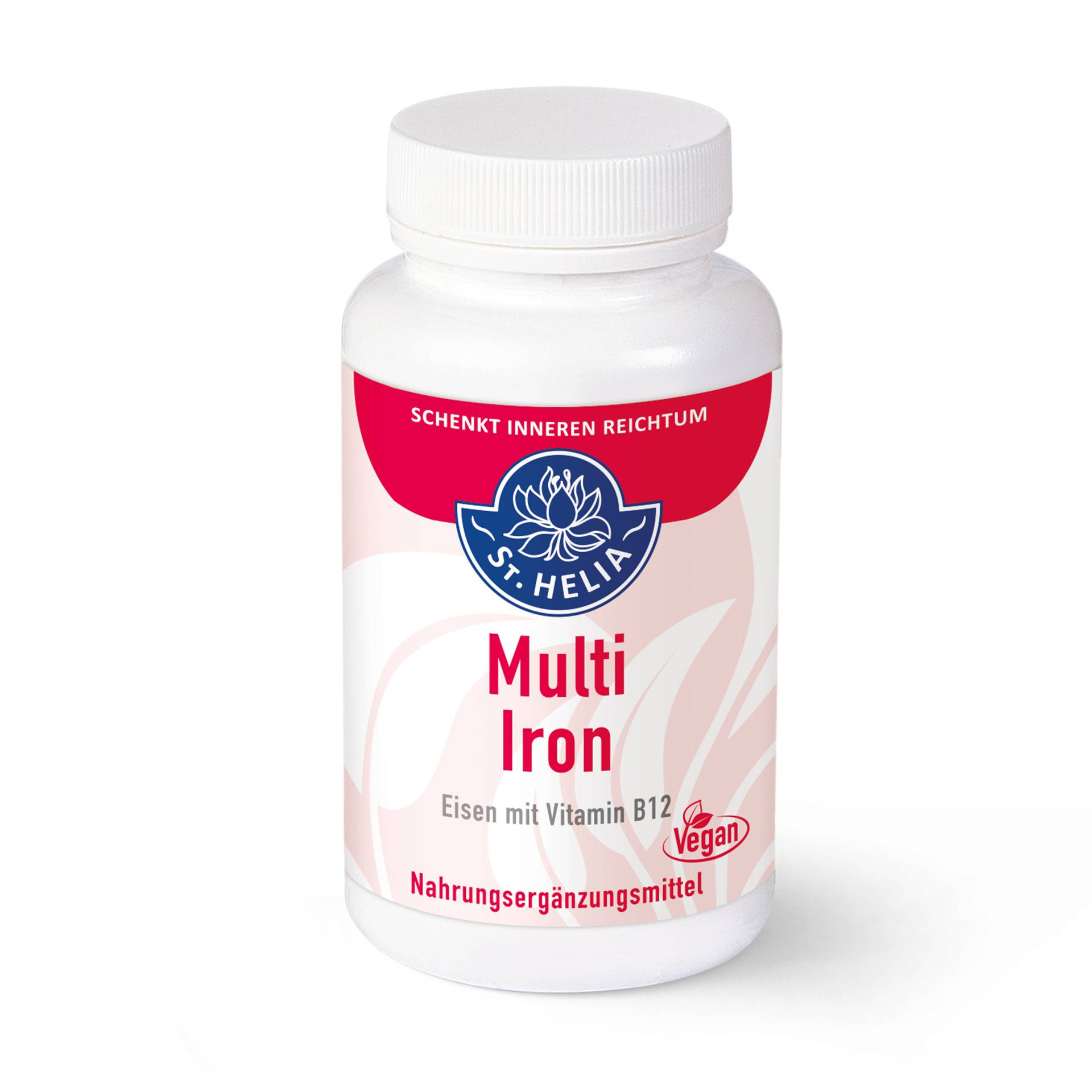 Multi-Iron Eisen mit Vitamin B12 90 Kapseln -Reduziert Müdigkeit und Erschöpfung - Vegan - St. Helia Multi-Iron Eisen mit Vitamin B12 90 Kapseln -Reduziert Müdigkeit und Erschöpfung - Vegan - St. Helia von St. Helia