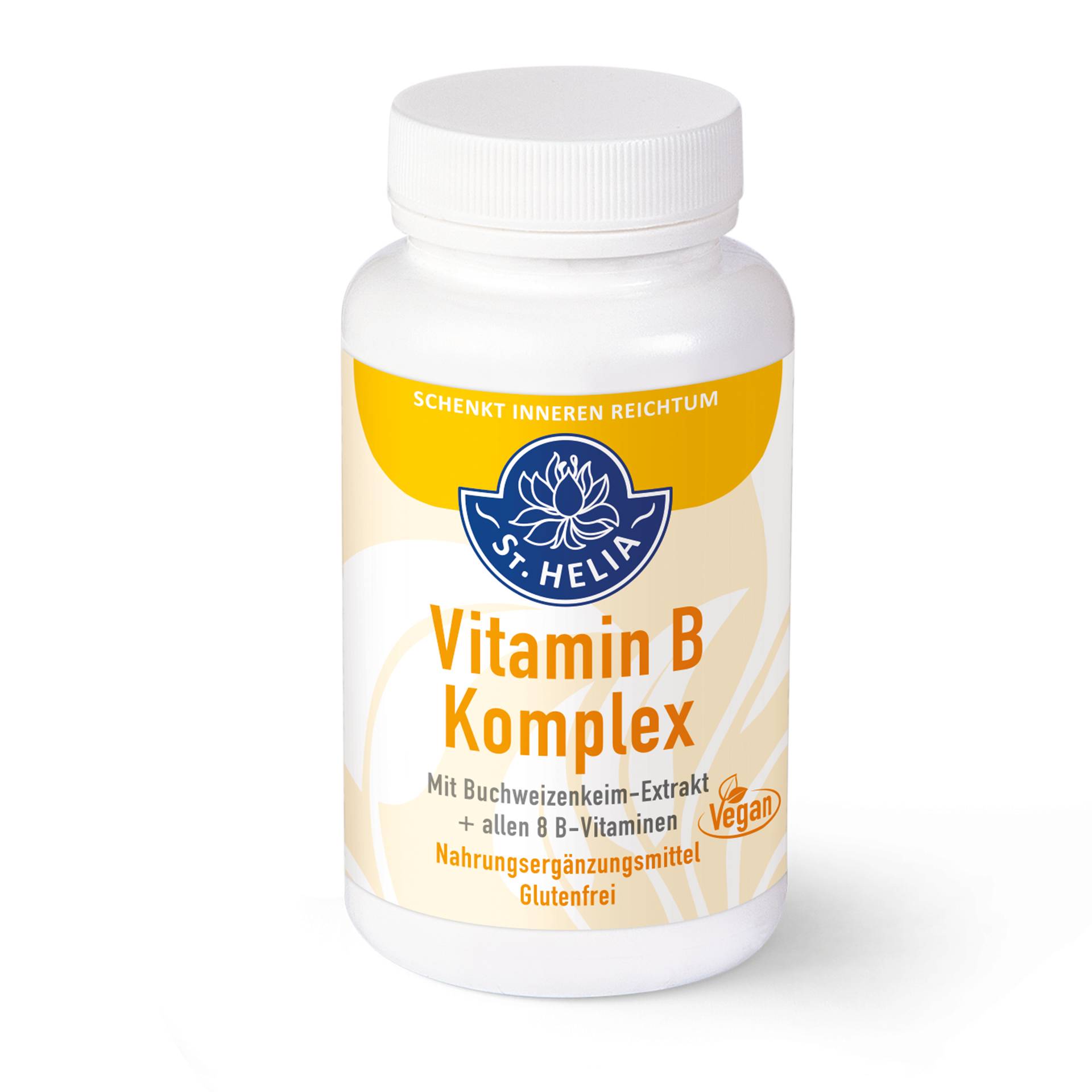 Vitamin B Komplex, 90 Kapseln -Wichtig für Psyche, Immunsystem und Energiestoffwechsel - Vegan - St. Helia von St. Helia