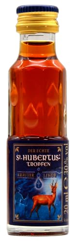 St. Hubertus-Tropfen Kräuterlikör 30% vol., 20er Pack (20 x 4 x 20ml) von St. Hubertus-Tropfen