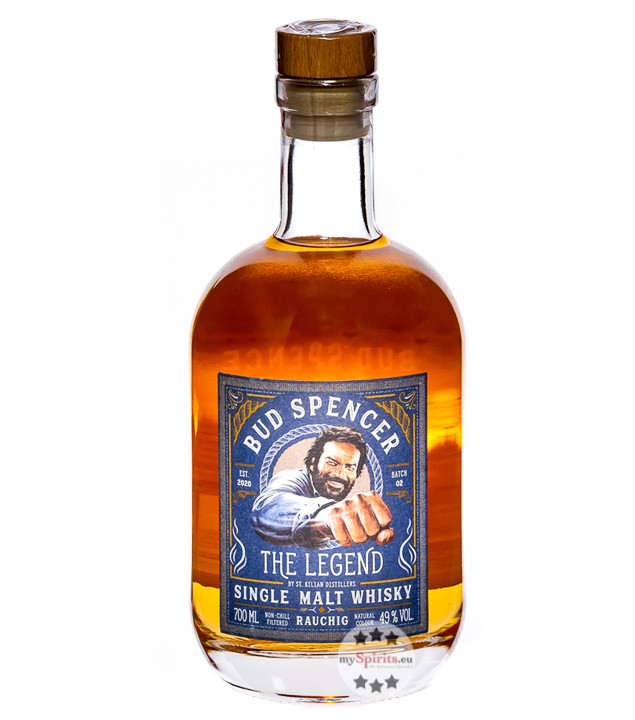 St. Kilian Bud Spencer Whisky The Legend rauchig (49 % Vol., 0,7 Liter) von St. Kilian Distillers