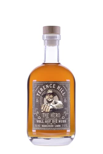 Terence Hill - The Hero - Voll auf die Nuss (Haselnuss-Likör) 21% vol, 0.7l von St. Kilian Distillers