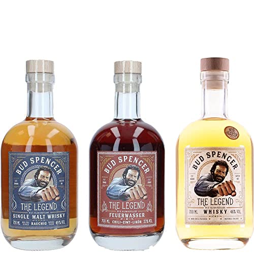 St. Kilian - Geschenkset - Bud Spencer - The Legend - 3x0,7l - In Deutschland hergestellt von St. Kilian Distillers