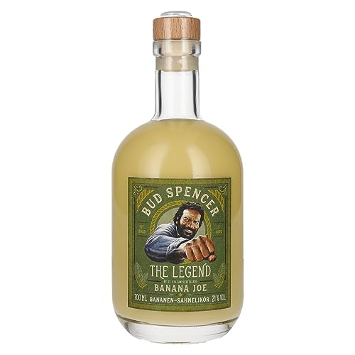 Bud Spencer The Legend BANANA JOE Bananen-Sahnelikör 21% Vol. 0,7l von St. Kilian Distillers