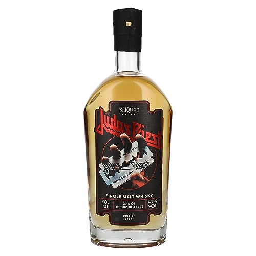 Judas Priest BRITISH STEEL Single Malt Whisky 47% Vol. 0,7l von St. Kilian Distillers