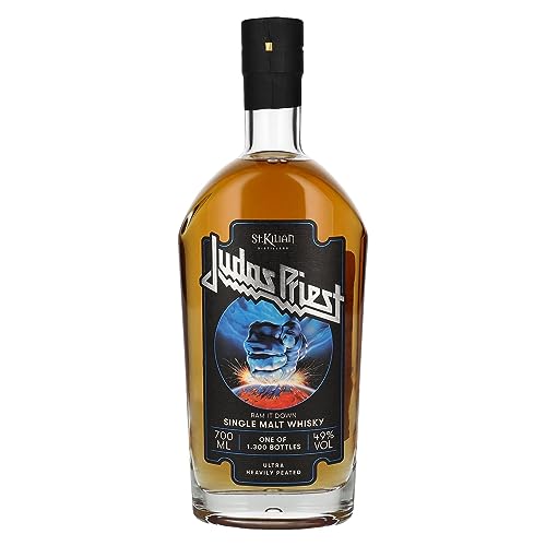 Judas Priest RAM IT DOWN Ultra Heavily Peated Single Malt Whisky 49% Vol. 0,7l von St. Kilian Distillers