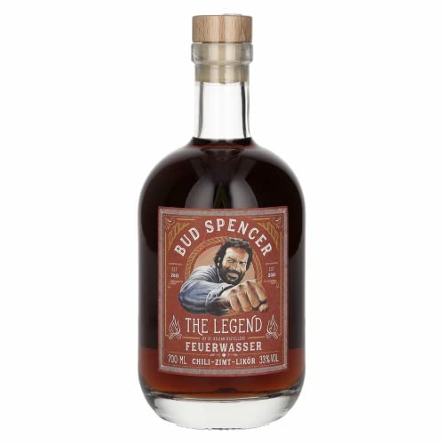 St. Kilian Distillers BUD SPENCER The Legend Feuerwasser Chili-Zimt-Likör 33,00% 0,70 lt. von St. Kilian Distillers