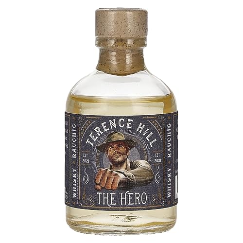 Terence Hill THE HERO Whisky Rauchig 49% Vol. 0,05l von St. Kilian Distillers