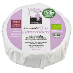 Camembert mit Pfeffer von St. Leonhardter Biokäserei