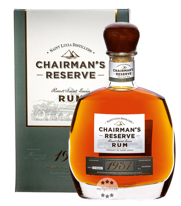 Chairman's Reserve 1931 Cuvée Rum (46 % Vol., 0,7 Liter) von St. Lucia Distillers