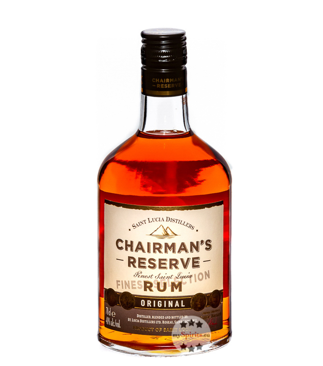 Chairman's Reserve Original Rum (40 % Vol., 0,7 Liter) von St. Lucia Distillers