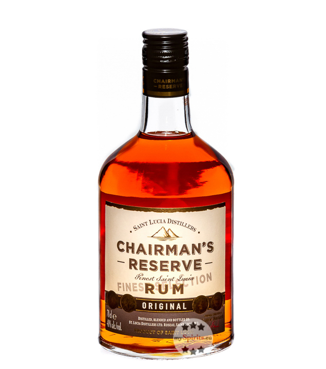 Chairman's Reserve Original Rum (40 % Vol., 0,7 Liter) von St. Lucia Distillers