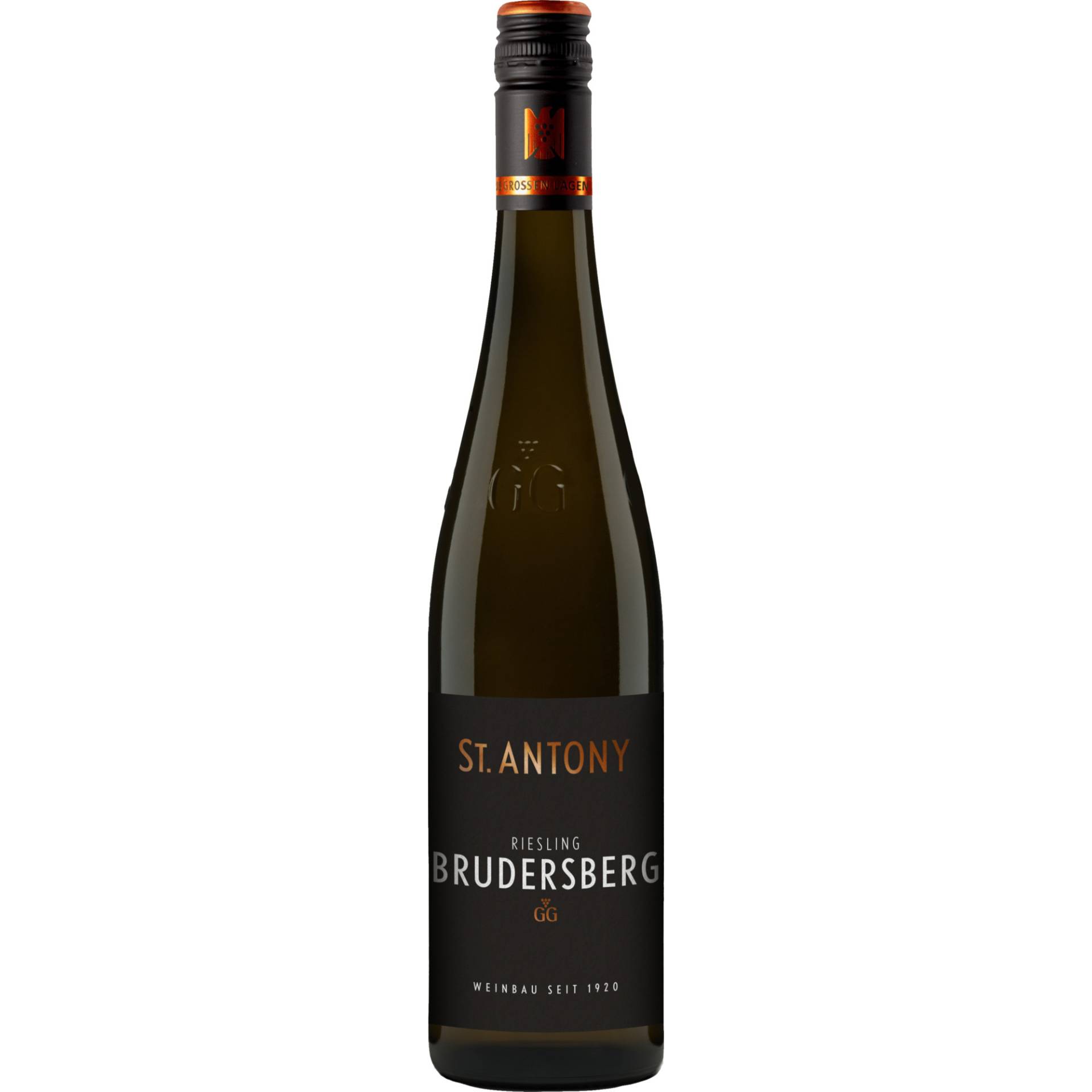 Nierstein Brudersberg Riesling GG, Trocken, Rheinhessen, Rheinhessen, 2022, Weißwein Nierstein Brudersberg Riesling GG, Trocken, Rheinhessen, Rheinhessen, 2022, Weißwein von St. Antony Weingut, D - 55283 Nierstein