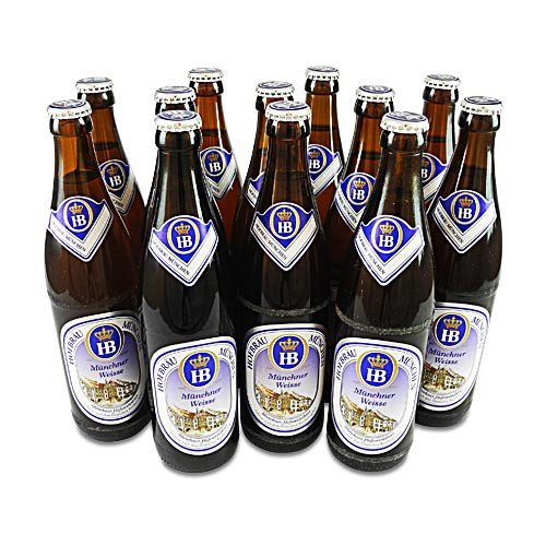 Hofbräu Münchner Weisse (12 Flaschen à 0,5 l / 5,1% vol.) von Staat. Hofbräuhaus in München