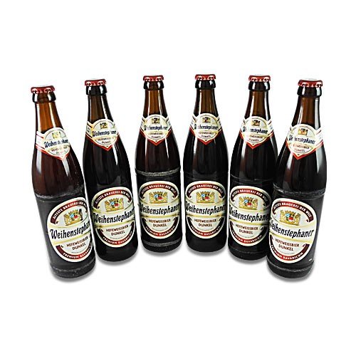 Weihenstephaner Hefeweissbier Dunkel (6 Flaschen à 0,5 l / 5,3% vol.) von Staatsbrauerei Weihenstephan