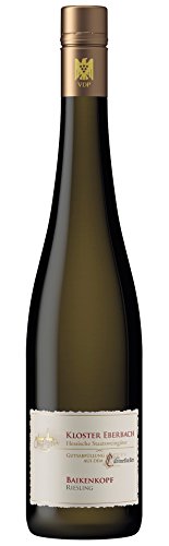 Staatsweingüter Kloster Eberbach Riesling trocken Rauenthaler Baikenkopf GG 2015 (1 x 0.75 l) von Staatsweingüter Kloster Eberbach