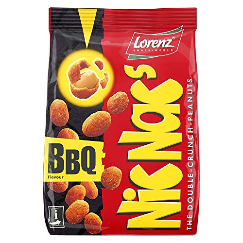3x Lorenz Nic Nac's BBQ Arachidi snack peanuts gesalzene Erdnüsse doppelt knusprig 110gr von Stadlbauer