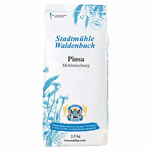 Stadtmühle Waldenbuch Pinsa Mehl Mischung für Pinsa Romana, Foccacia, 2.5 kg von Stadtmühle Waldenbuch