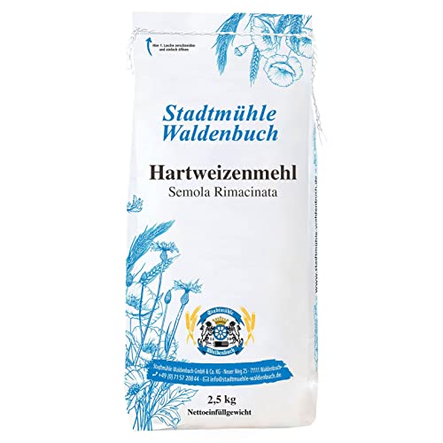 Stadtmühle Waldenbuch Hartweizenmehl - Semola di Grano duro Rimacinata, 2.5 kg von Stadtmühle Waldenbuch