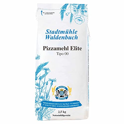 Stadtmühle Waldenbuch Weizenmehl Tipo 00 Elite, Pizzamehl, 2.5 kg von Stadtmühle Waldenbuch