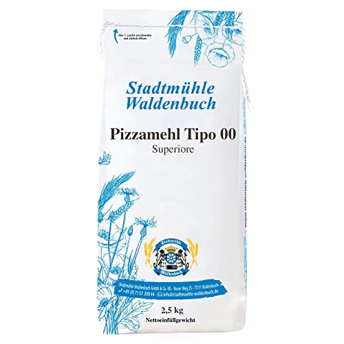 Stadtmühle Waldenbuch Weizenmehl Tipo 00 Superiore, Pizzamehl, 2,5 kg Stadtmühle Waldenbuch Weizenmehl Tipo 00 Superiore, Pizzamehl, 2,5 kg von Stadtmühle Waldenbuch