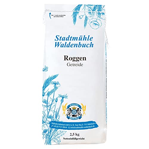 Stadtmühle Waldenbuch Roggen Getreide, 2,5 kg Stadtmühle Waldenbuch Roggen Getreide, 2,5 kg von Stadtmühle Waldenbuch