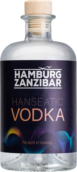 Hamburg Zanzibar Hanseatic Vodka 40% vol. 0,5 l von Stadtrand & Co.