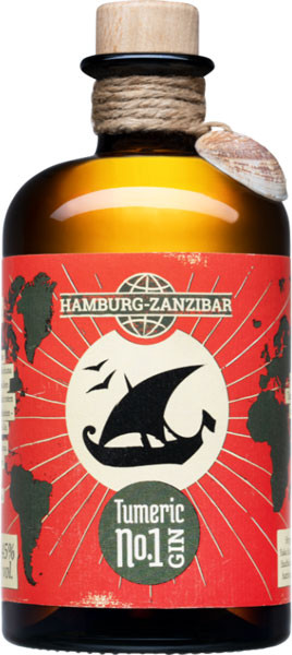 Hamburg Zanzibar Tumeric No.1 Gin 45% vol. 0,5 l von Stadtrand & Co.