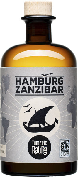Hamburg Zanzibar Tumeric Raw Gin 45% vol. 0,5 l von Stadtrand & Co.