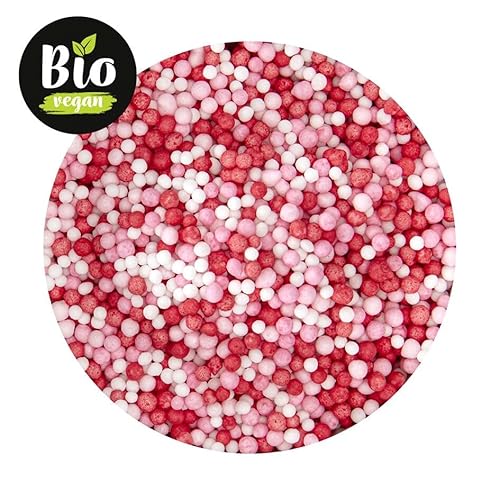 Städter Backzutat Bio Nonpareilles ø 1,5–2 mm Sweet Valentine 60 g von Staedter