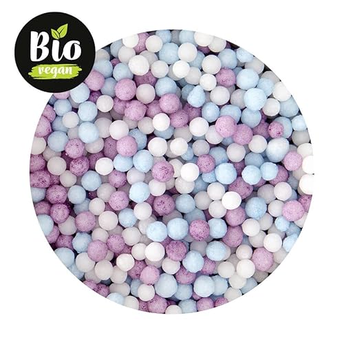 Städter Backzutat Bio Perlen Mini Ø 3–4 mm Purple Rain 60 g von Staedter