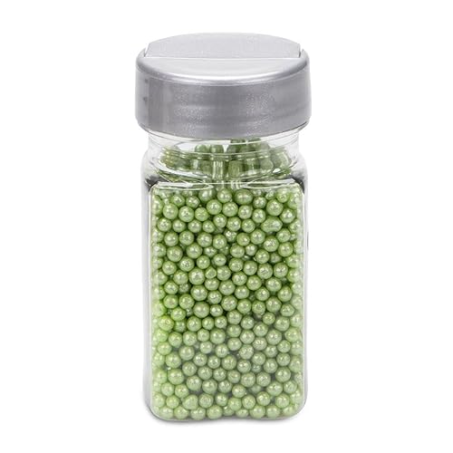 Städter Backzutat Perlen Mini Ø 3–4 mm Grün 65 g von Staedter