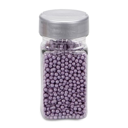 Städter Backzutat Perlen Mini Ø 3–4 mm Lila/Violett 65 g von Staedter