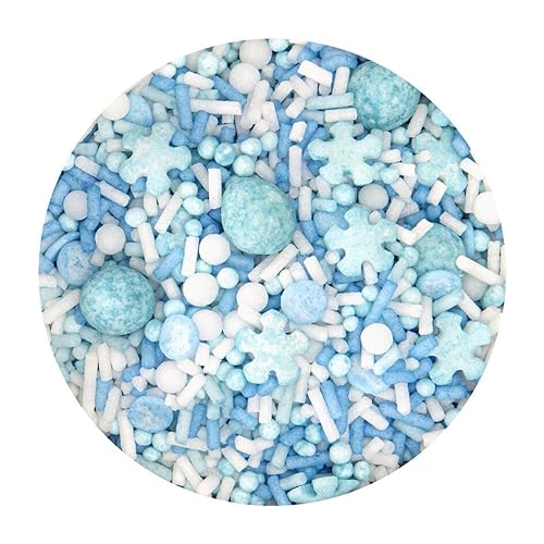 Städter - Zuckerdekor - Streudekor Frosty-Mix - Bio, weiß, blau - 60 g von Staedter