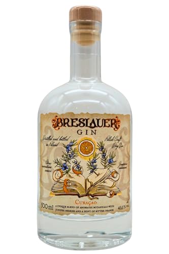 Breslauer Destillerie - Curacao Gin | 0,5L | Gin im Curacuao Stil aus Polen mit der Esenz aus Orangen | harmonische süße und bitter Noten Breslauer Destillerie - Curacao Gin | 0,5L | Gin im Curacuao Stil aus Polen mit der Esenz aus Orangen | harmonische süße und bitter Noten von Stamperla