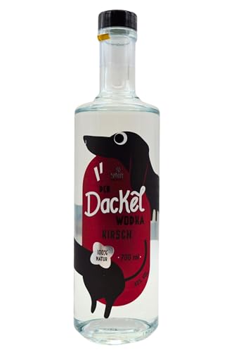 Der Dackel - Premium Kirsch Wodka | 0,7L | Premium Wodka mit der fruchtigen Süße und leichten Säure der Kirsche Der Dackel - Premium Kirsch Wodka | 0,7L | Premium Wodka mit der fruchtigen Süße und leichten Säure der Kirsche von Stamperla