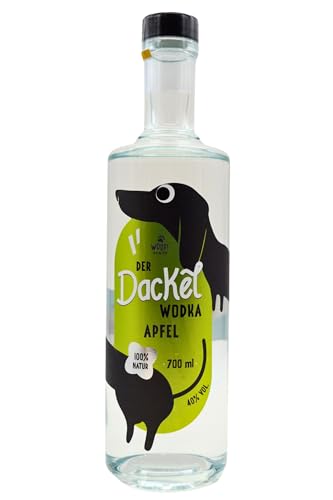 Der Dackel - Premium Wodka mit natürlichem Apfelgeschmack | 0,7L | klassischer Wodka mit der fruchtigen Frische von Äpfeln Der Dackel - Premium Wodka mit natürlichem Apfelgeschmack | 0,7L | klassischer Wodka mit der fruchtigen Frische von Äpfeln von Stamperla